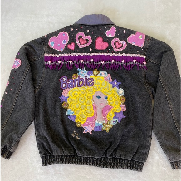 Barbie JacketHand Painted90’s vintage